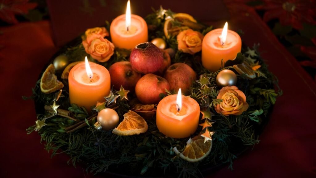 Coronas de navidad y Adviento