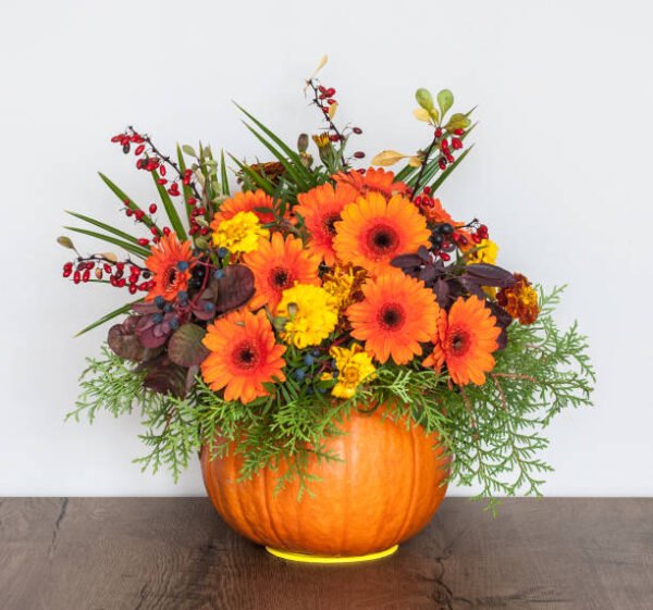 Taller floral Calabaza Halloween – Decoración de Calabaza - Imagen 2
