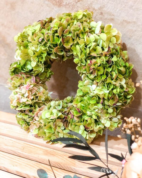 Taller de Coronas de hortensias en Barcelona