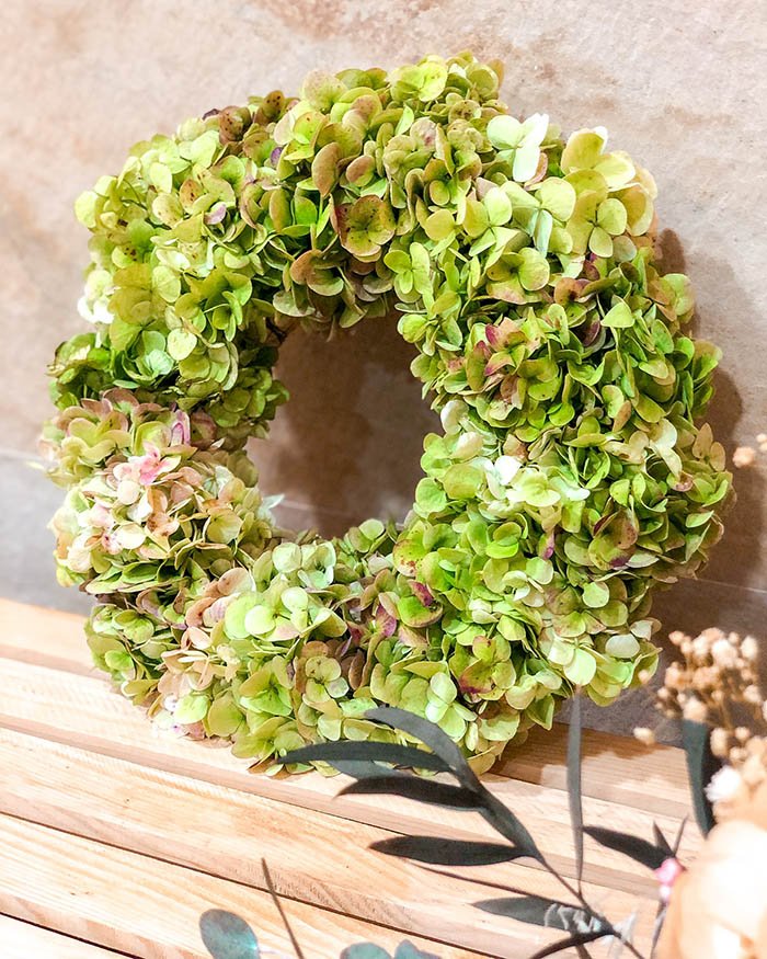Taller de Coronas de hortensias en Barcelona