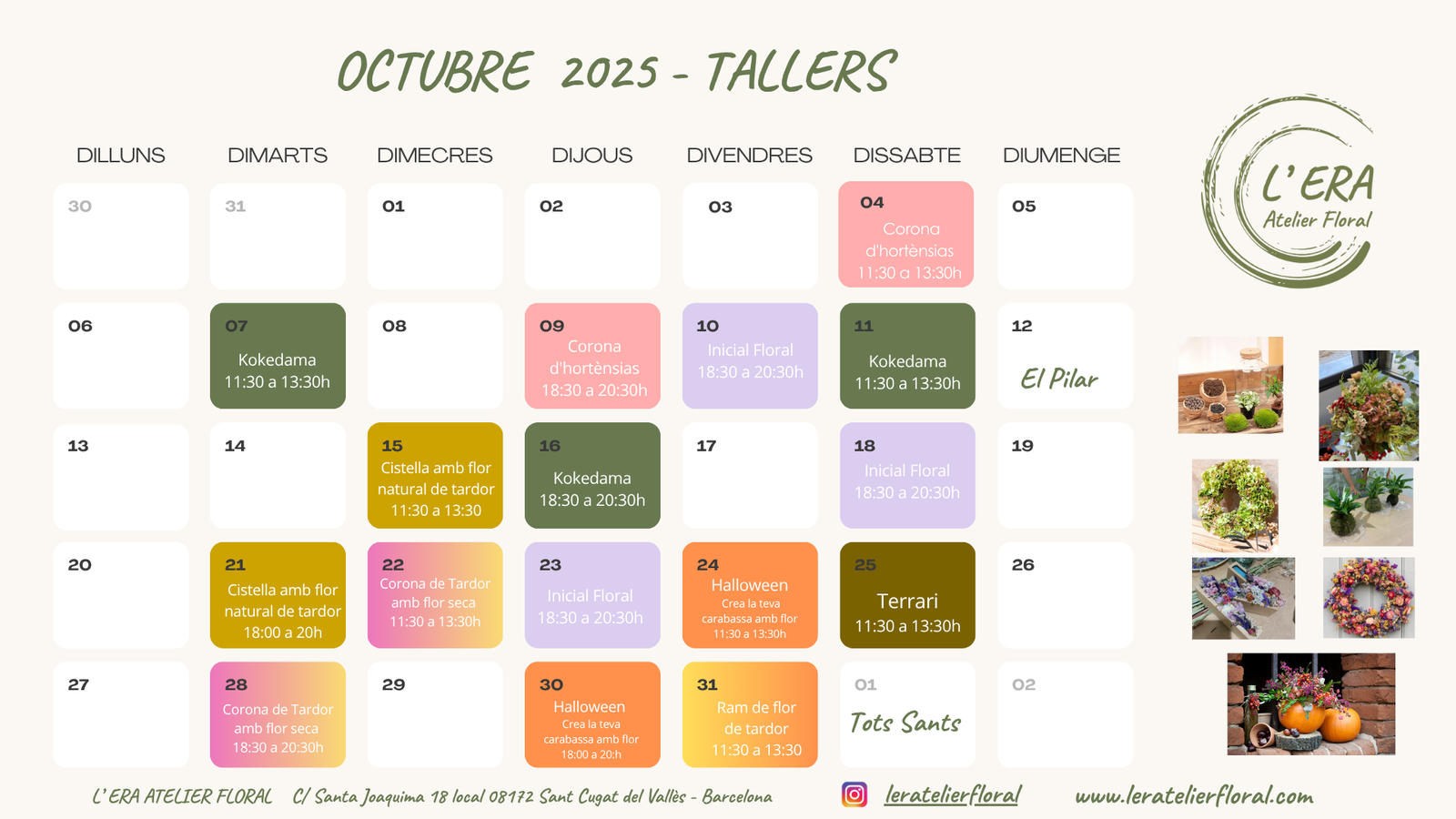 Talleres Florales en Barcelona | Vive la experiencia del arte floral