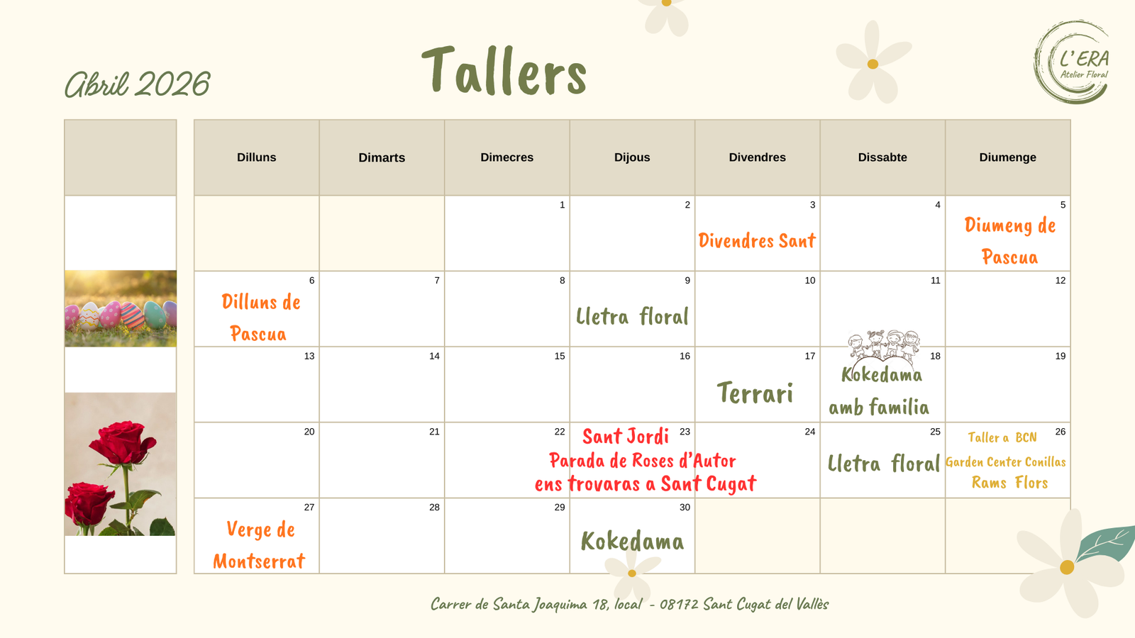 Talleres Florales en Barcelona | Vive la experiencia del arte floral