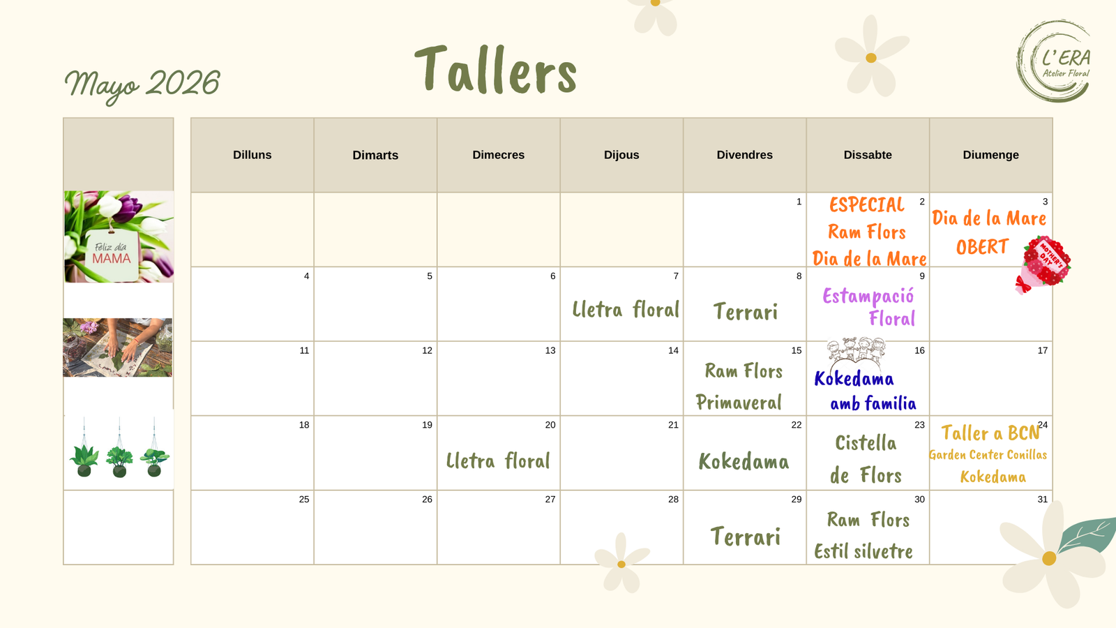 Talleres Florales en Barcelona | Vive la experiencia del arte floral